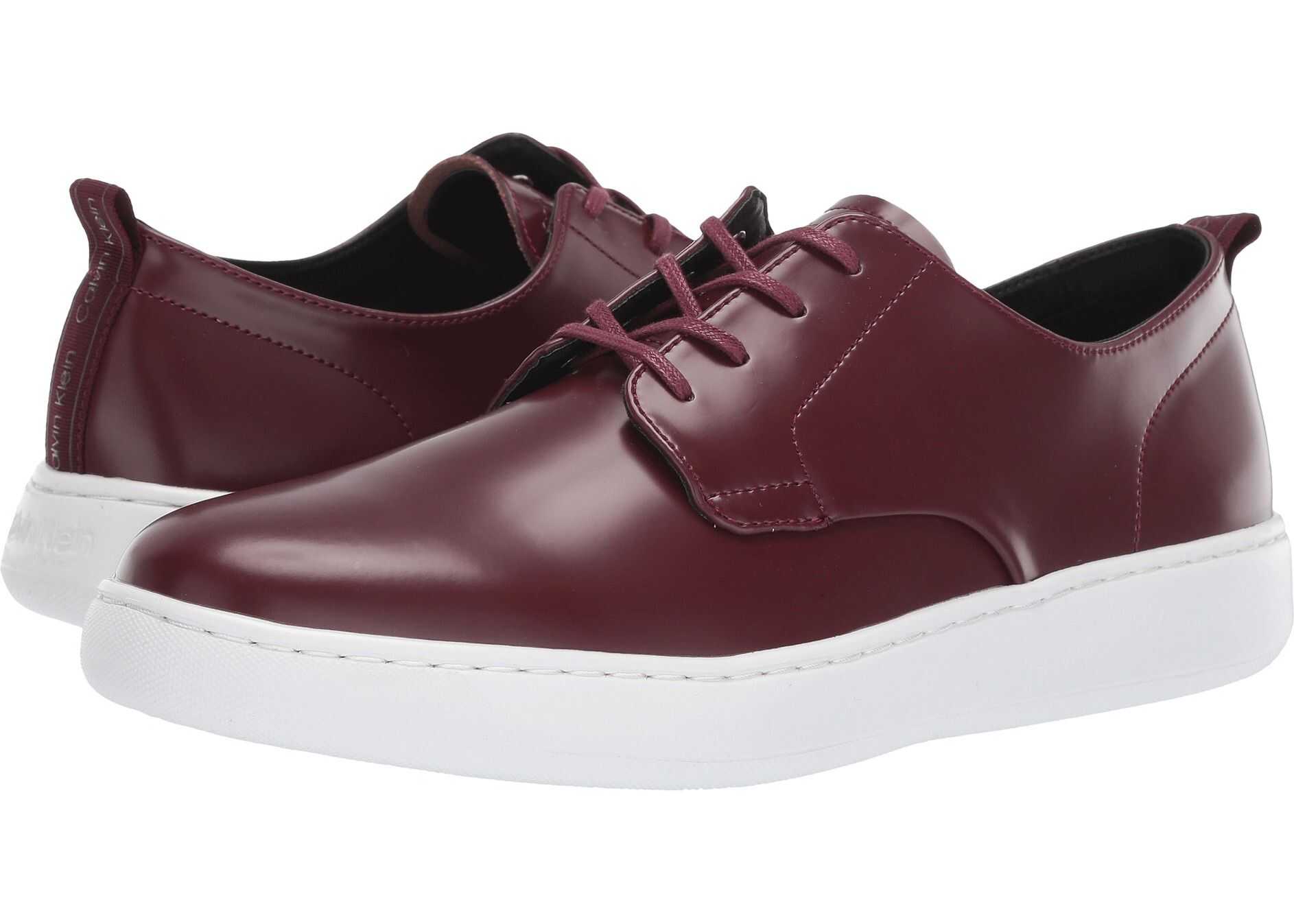 Calvin Klein Fife Oxblood Box Leather