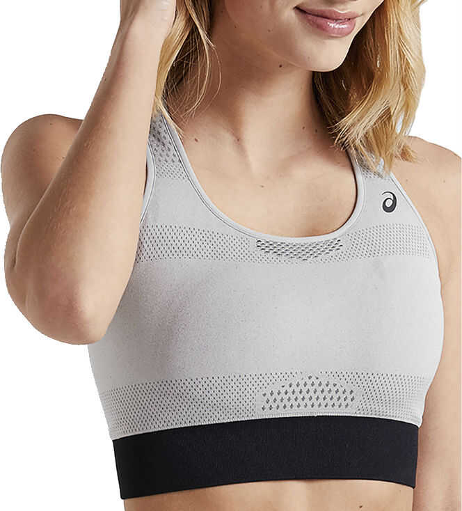 ASICS Cooling Seamless Bra Grey