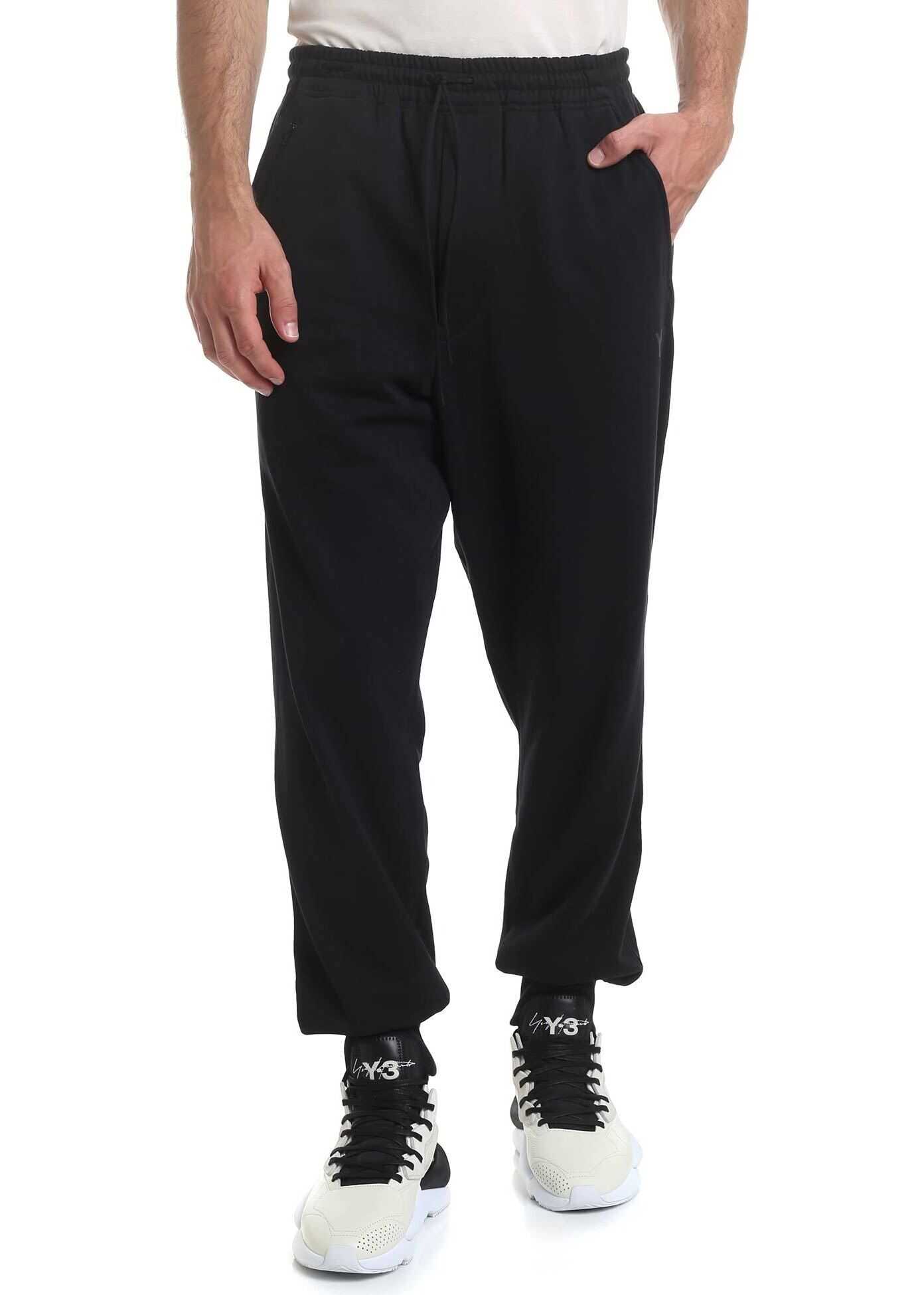 Y-3 Classic Cuffed Trousers In Black Black