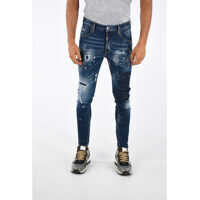 Blugi slim fit 14cm Printed and Distressed SKATER Jeans Barbati