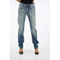 Blugi drepti 15,5cm Denim Stretch Distressed CLASSIC Jeans Femei