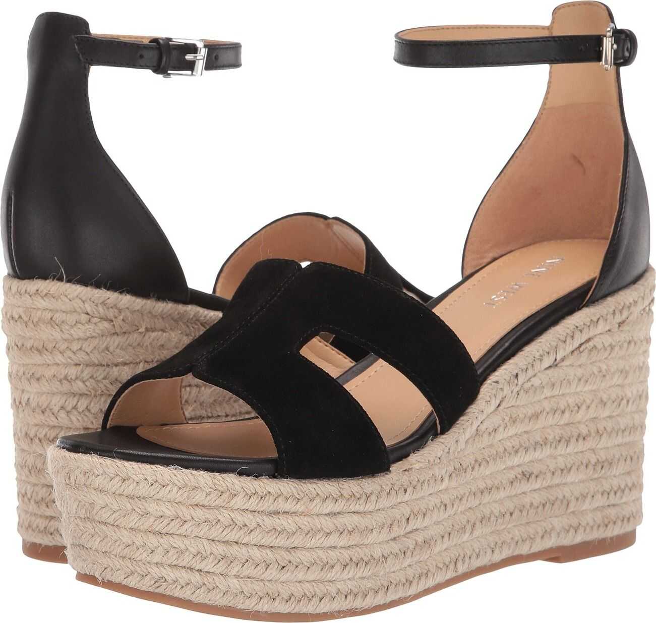 Nine West Adelyn Espadrille Wedge Black