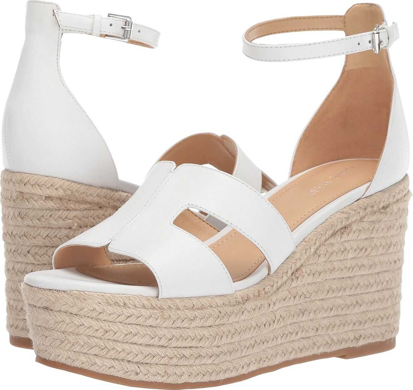 Nine West Adelyn Espadrille Wedge White