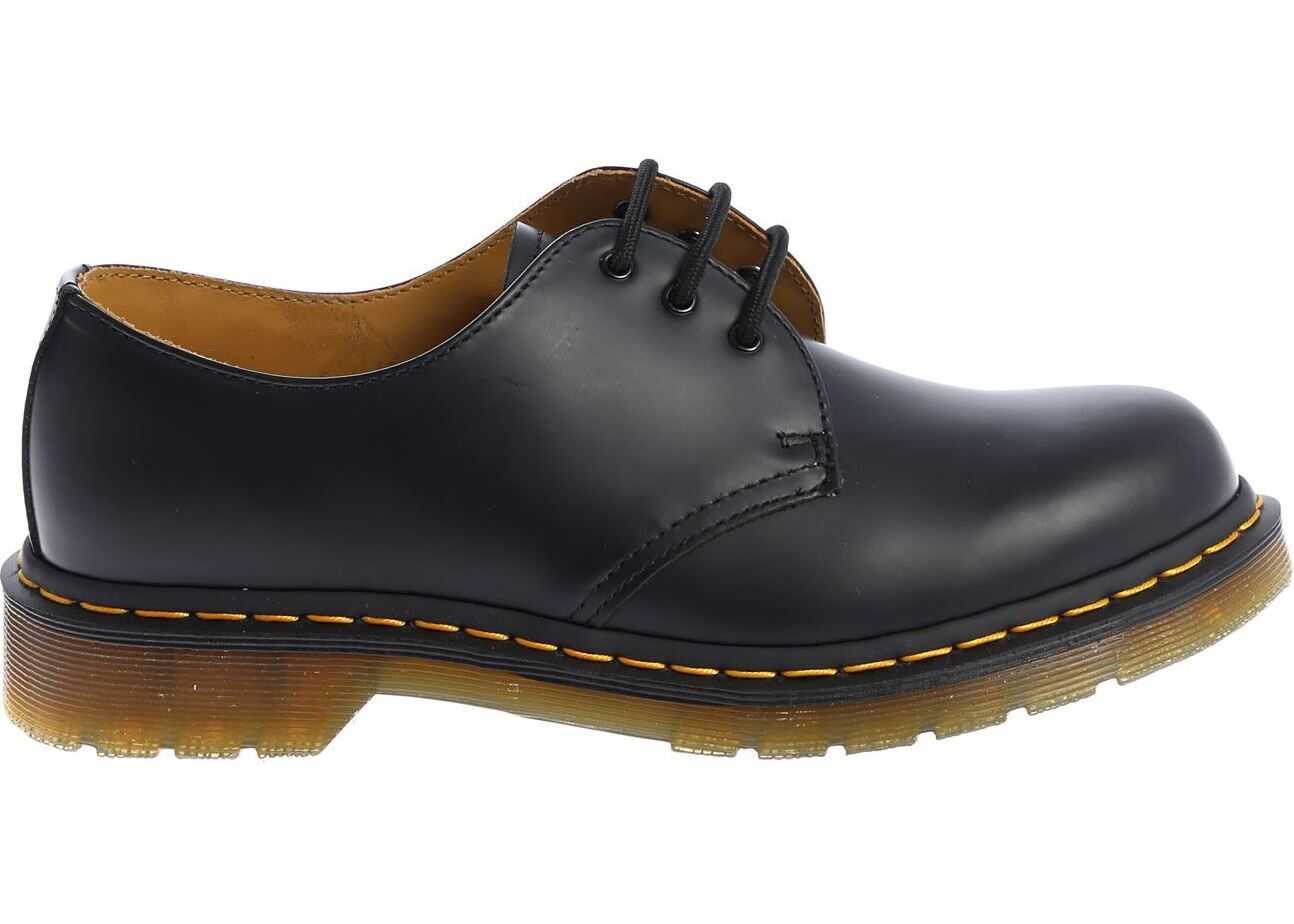 Dr. Martens Smooth 1461 59 Derby Shoes In Black Black