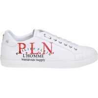 Sneakers Philipp Plein Lo-Top Sneakers In White Nappa