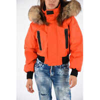 Geci Parka SKI Padded Jacket with Real Fur Femei