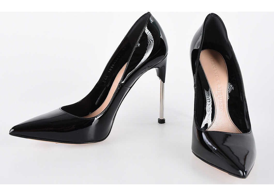 Alexander McQueen 11cm Leather Pumps BLACK