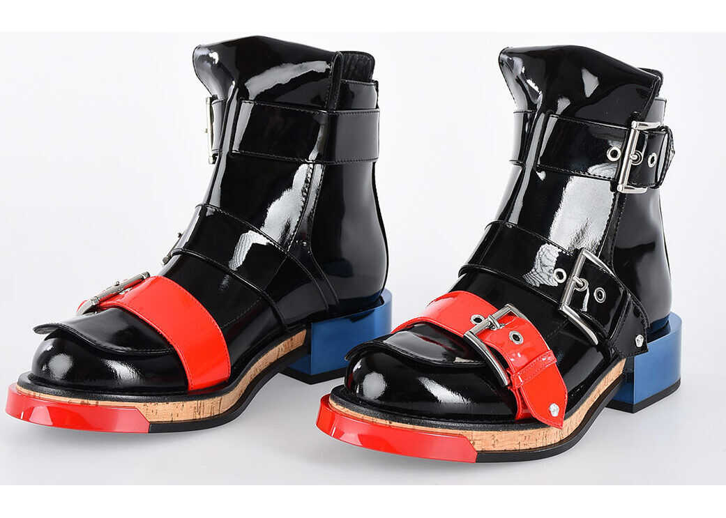 Alexander McQueen Boots with Buckle BLACK