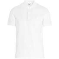 Tricouri Polo Eddie Polo Shirt In White Piqué Barbati