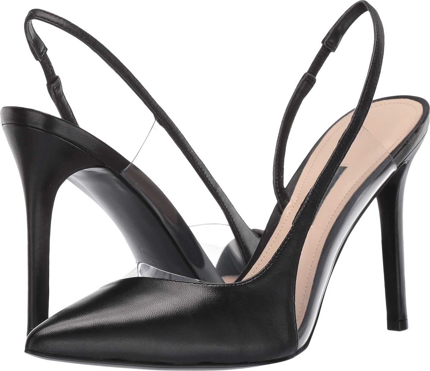 Nine West Toffee Pointed Toe Slingback Pump Black