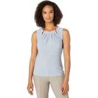 Maiouri Paisley Bead Neck Sleeveless Knit Top Femei