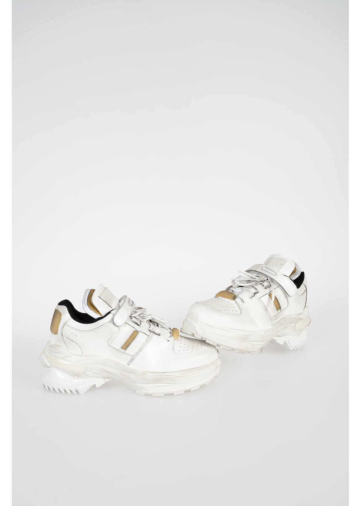 Maison Margiela MM22 Leather Vintage Sneakers WHITE