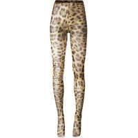 Sosete Leopard-Printed Tights Femei