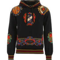 Bluze de trening Heraldic Print Hoodie Femei
