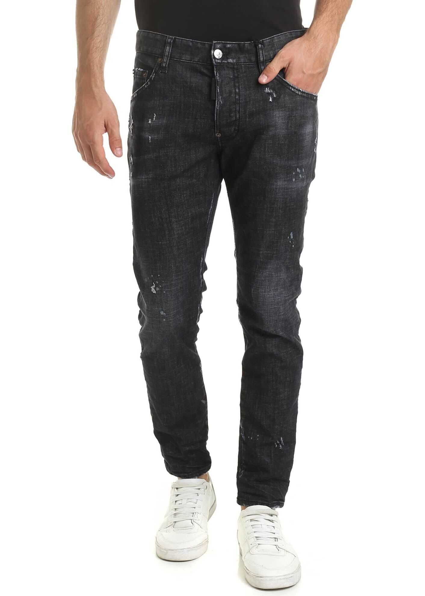 Blug DSQUARED2 Jean Skater Jeans In Black Black