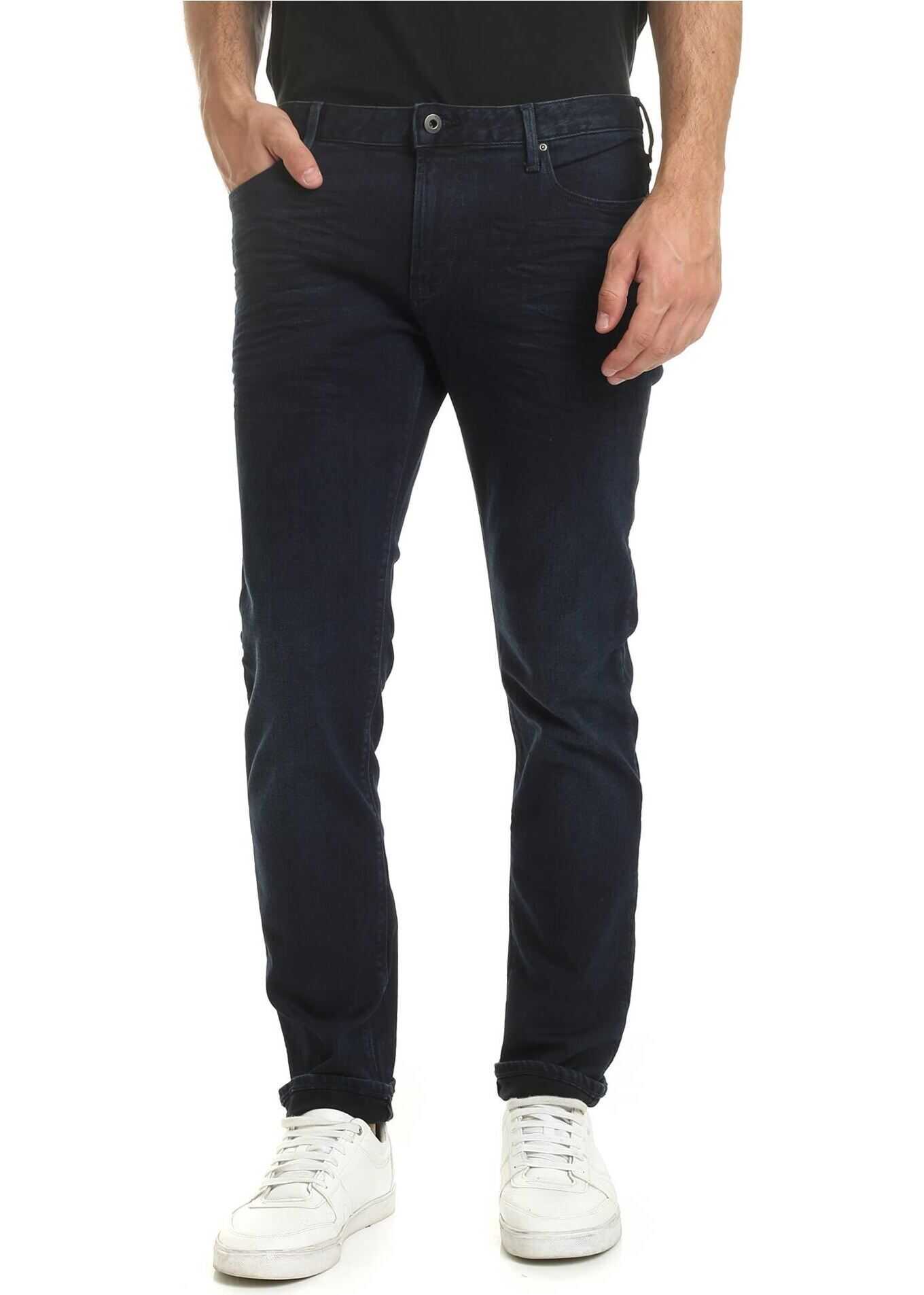 Blug Emporio Armani Indigo Wash Blue Jeans Blue