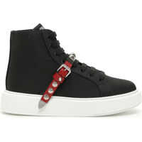 Sneakers Nylon Sneakers With Studded Strap Femei