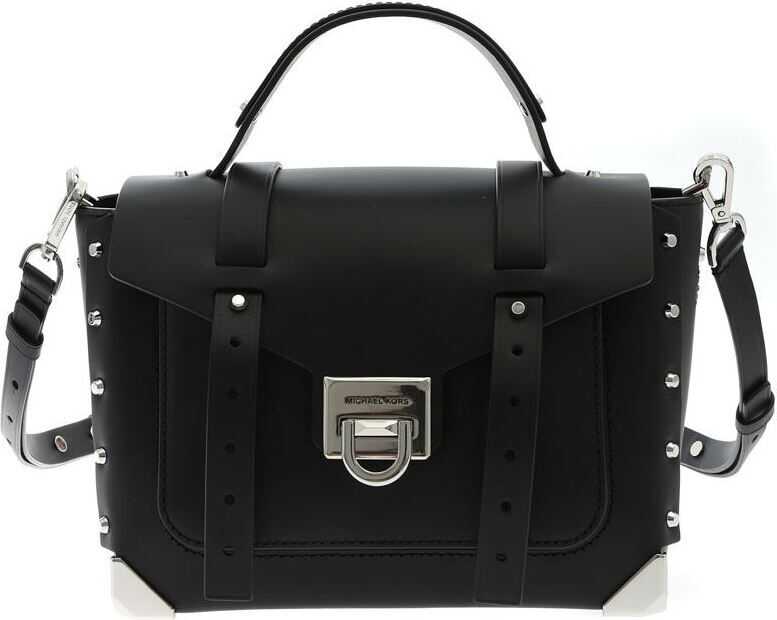 Michael Kors Manhattan Bag In Black Black