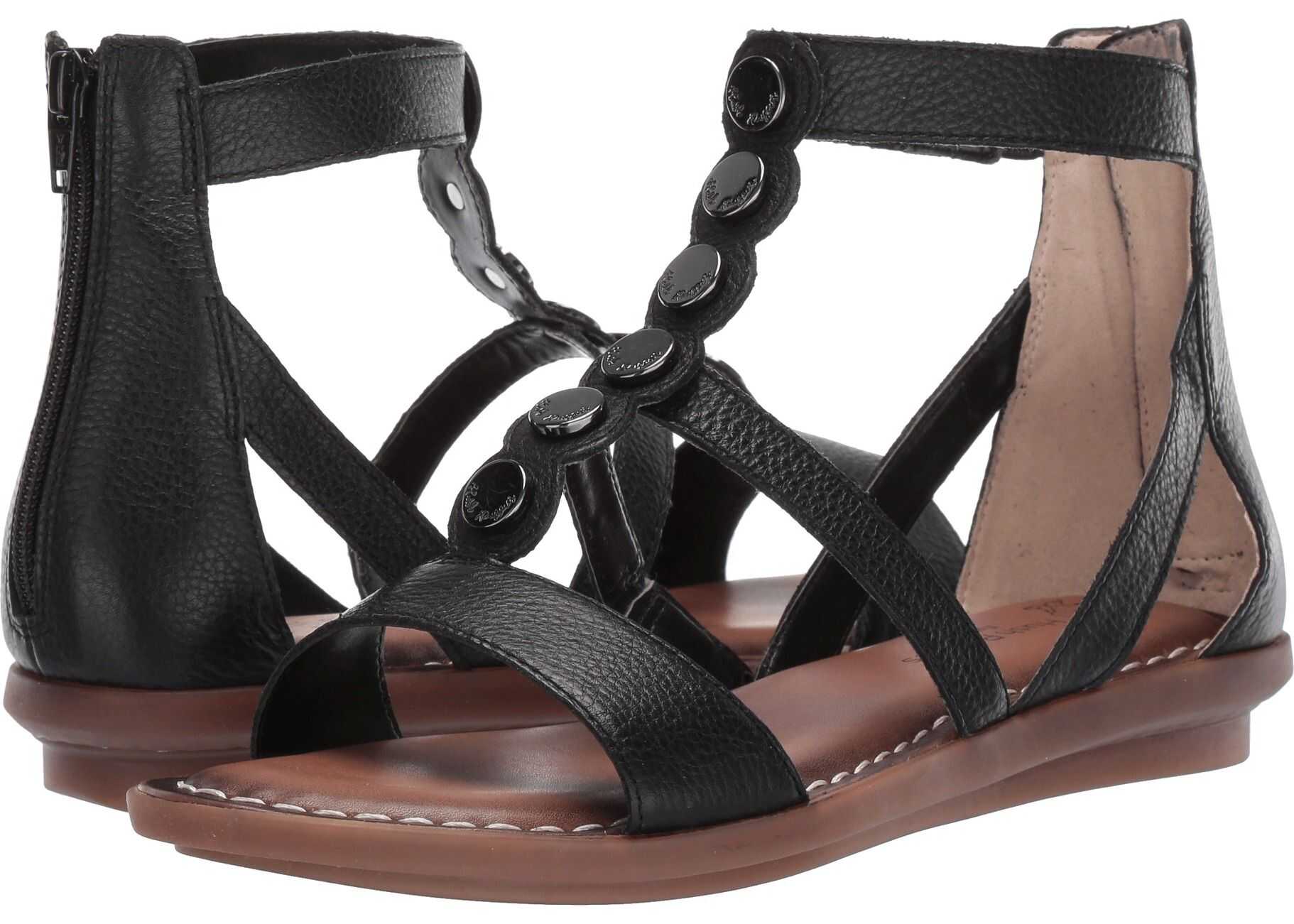 Hush Puppies Olive Gladiator Black Leather