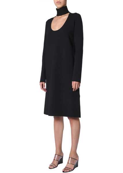 Rochii casual Bottega Veneta High Neck Dress BLACK Femei (BM 6861056) 2