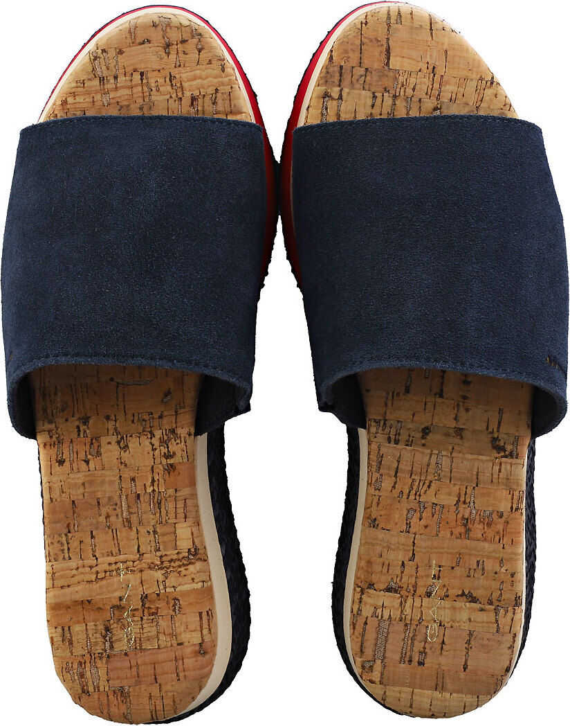 GANT Sant Ana Platform Sandals In Marine Blue