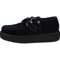 Pantofi cu platforma T.u.k Viva Low Creeper Creeper Shoes In Blue Femei