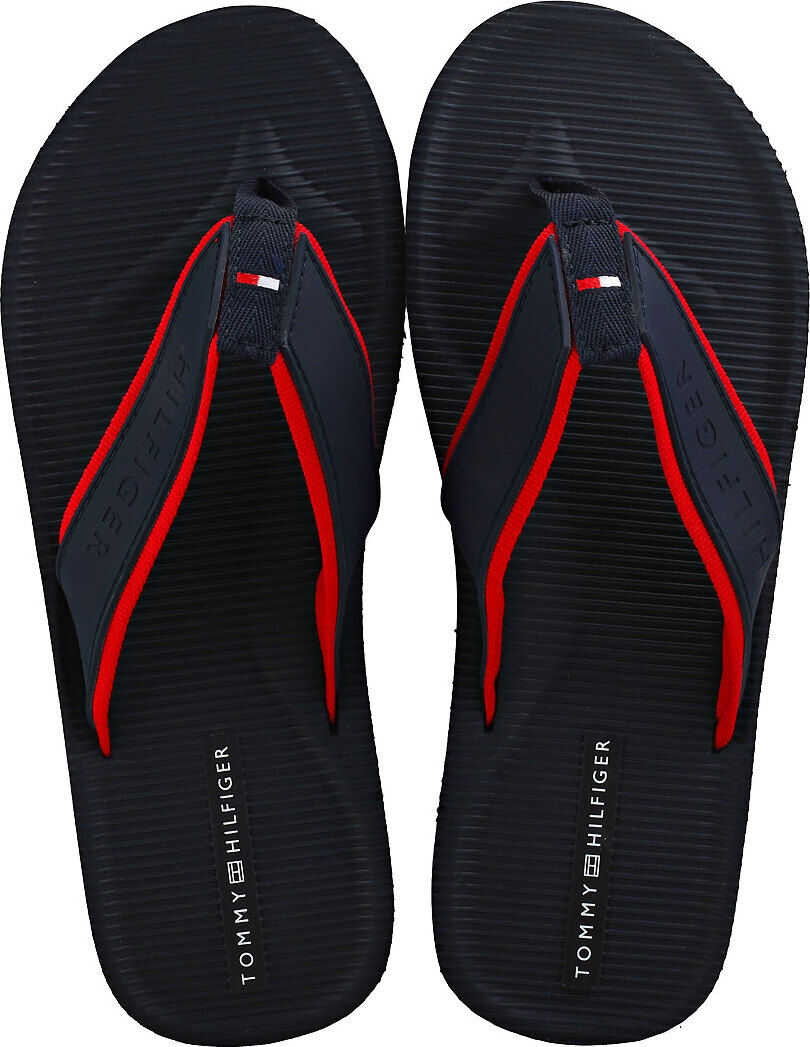 Tommy Hilfiger Moulded Beach Sandals In Midnight Navy Navy