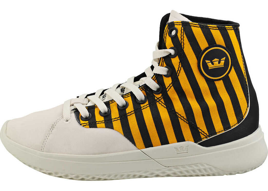 Supra Statik Caution Fashion Trainers In Yellow Black Yellow