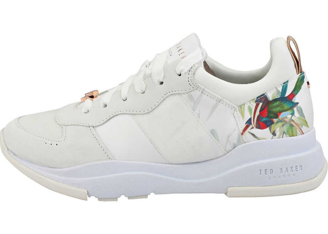 Ted Baker Waverdi Fashion Trainers In Off White Grey White