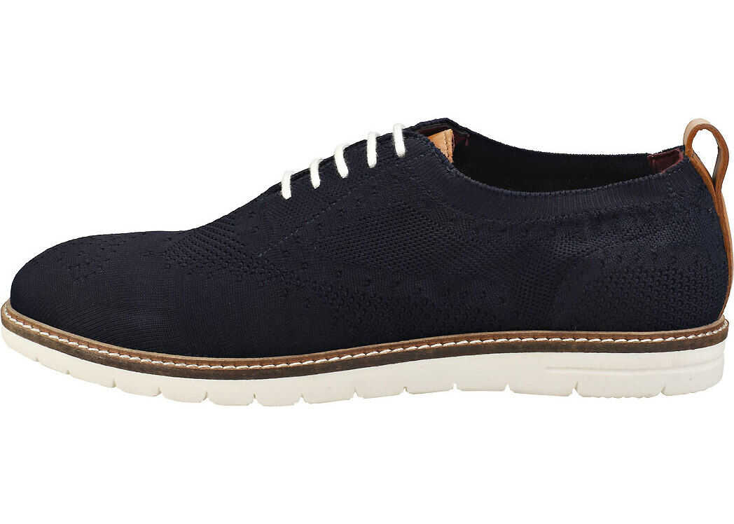 London Brogues Healey Casual Shoes In Navy Blue