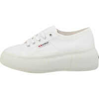 Adidasi cu platforma 2287 Platform Trainers In White Femei