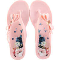 Slapi Ted Baker Suzzip Flip Flop Sandals In Pink Multicolour