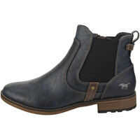 Ghete Side Zip Low Heel Chelsea Boots In Navy Femei
