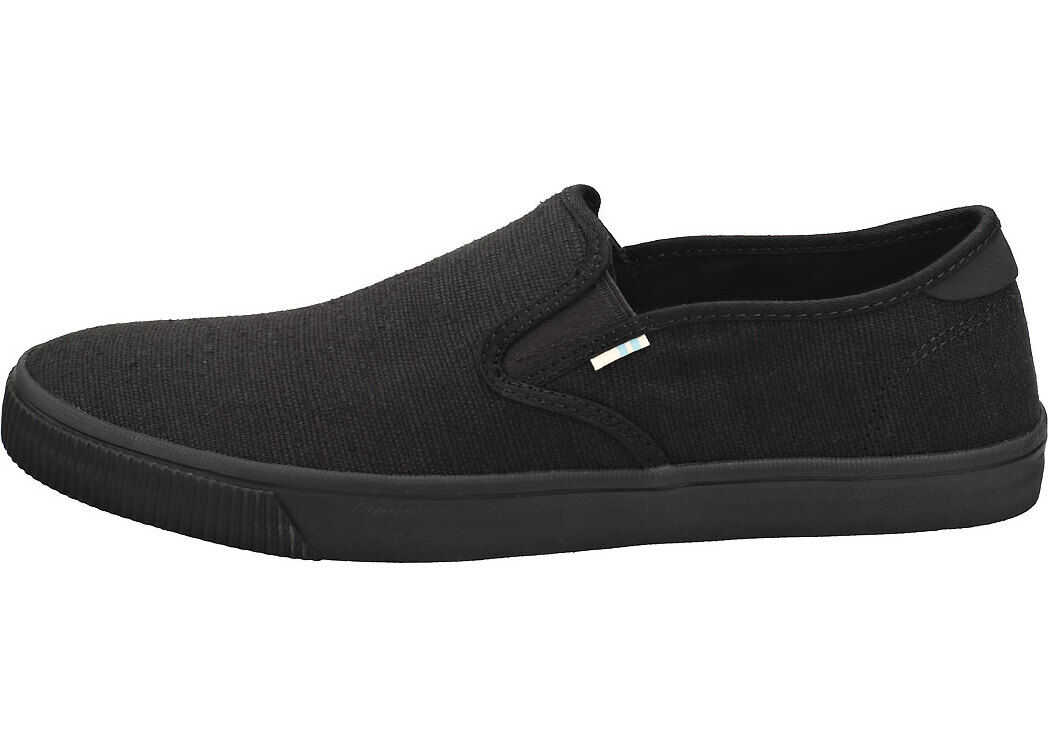 TOMS Baja Heritage Slip On Shoes In Black Black