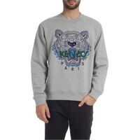 Bluze de trening Tiger Embroidered Sweatshirt In Grey Barbati
