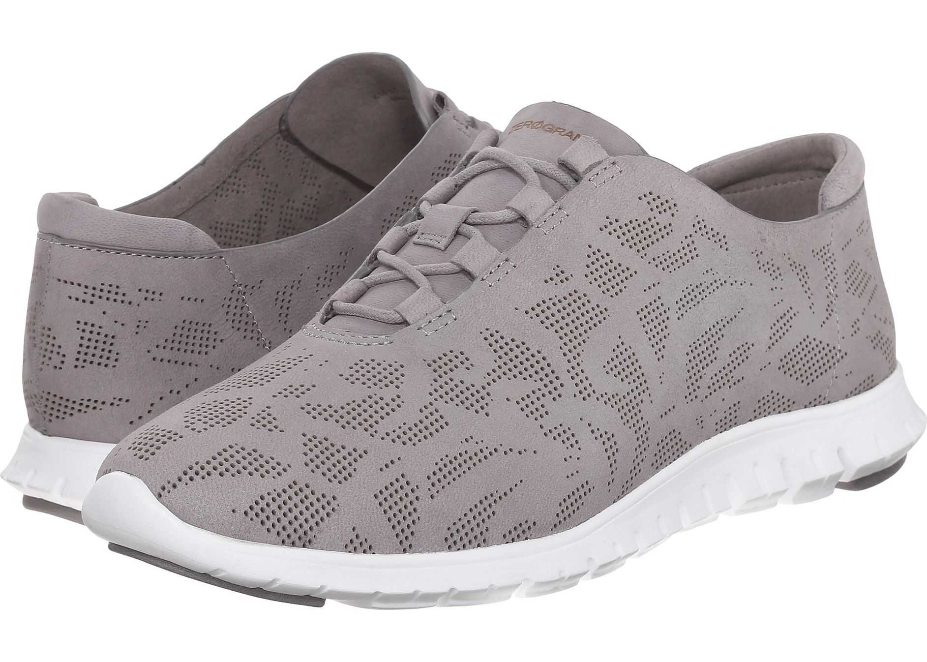 Cole Haan Zerogrand Perf Trainer Ironstone Perf Nubuck/Optic White