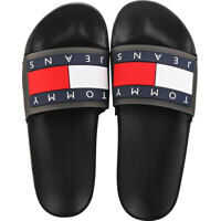 Sandale Translucent Flag Pool Slide Sandals In Black Femei