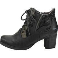 Botine Side Zip Heel Ankle Boots In Graphite Femei