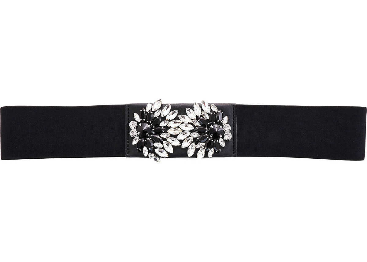 Liu Jo Waist belt with strass application Black