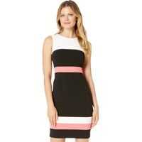 Rochii elegante Color Block Sheath Dress Femei
