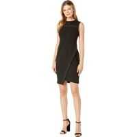 Rochii elegante Top Stitch Asymmetrical Hem Dress Femei