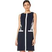 Rochii elegante Color Block Shift Dress Femei