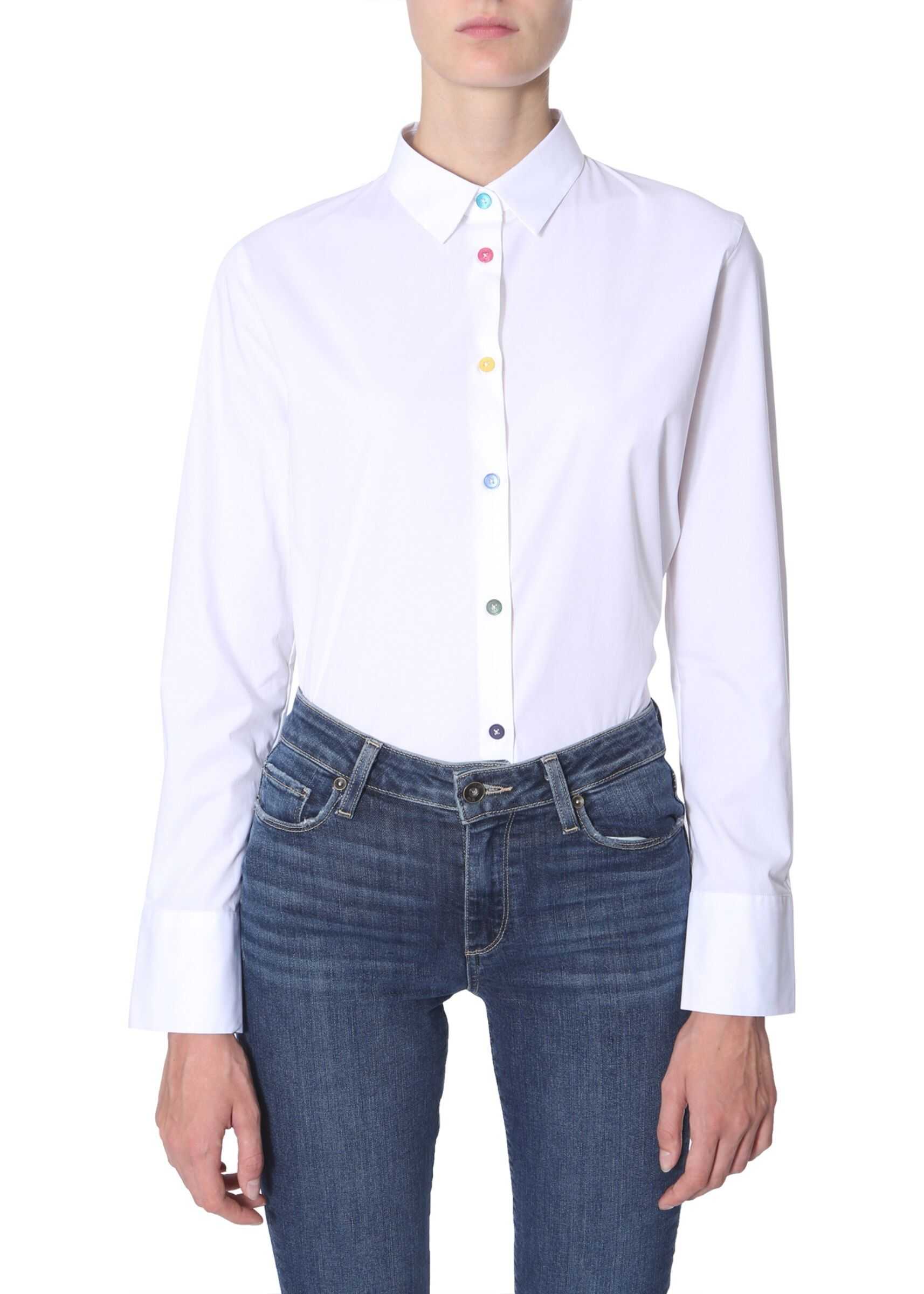 PS by Paul Smith Stretch Cotton Shirt WHITE