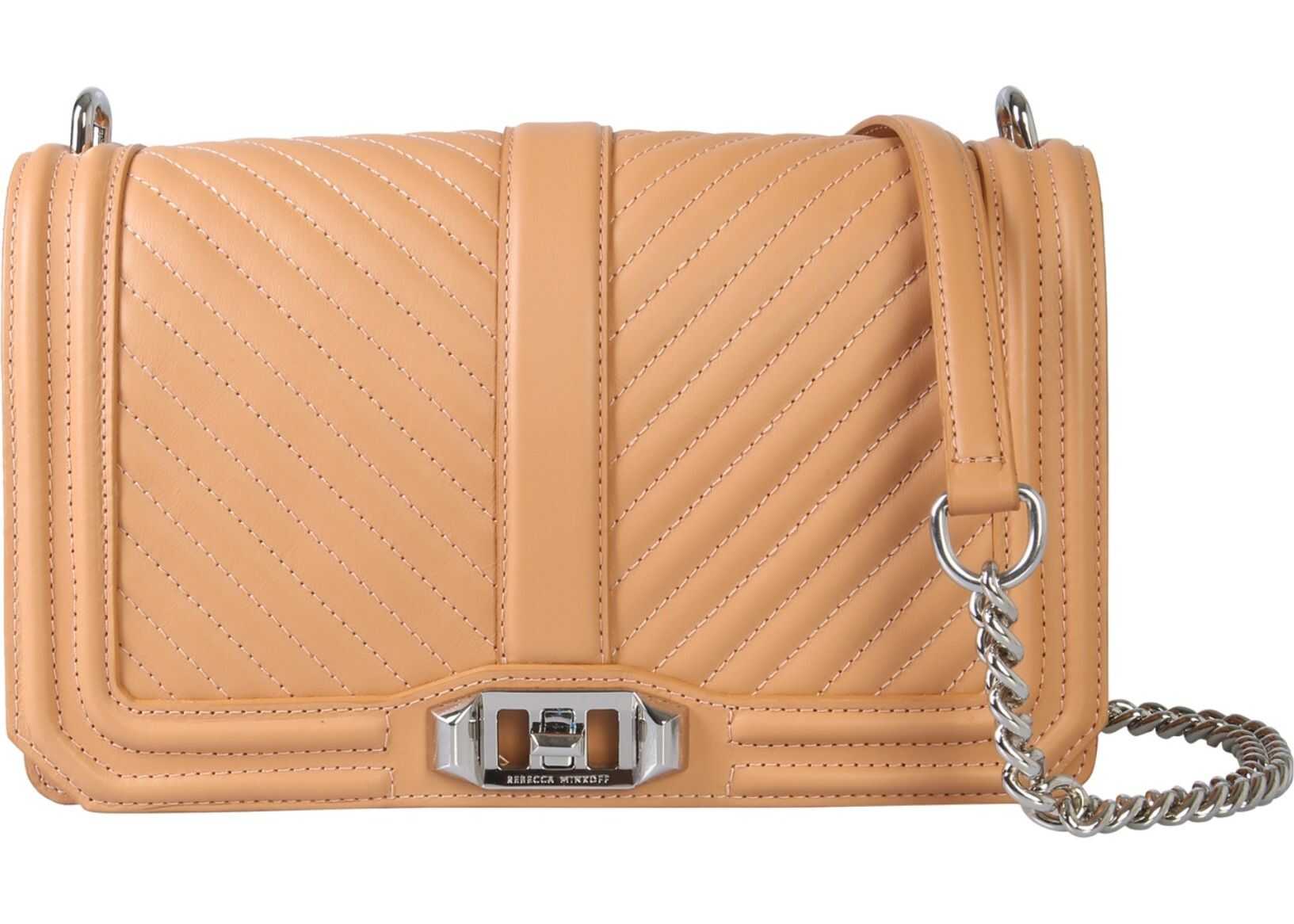 Rebecca Minkoff Love Shoulder Bag BROWN