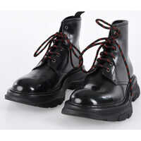Ghete Alexander McQueen Leather Boots