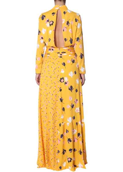 Rochii casual Self-Portrait Long Sleeve Dress YELLOW Femei (BM 6882971) 3