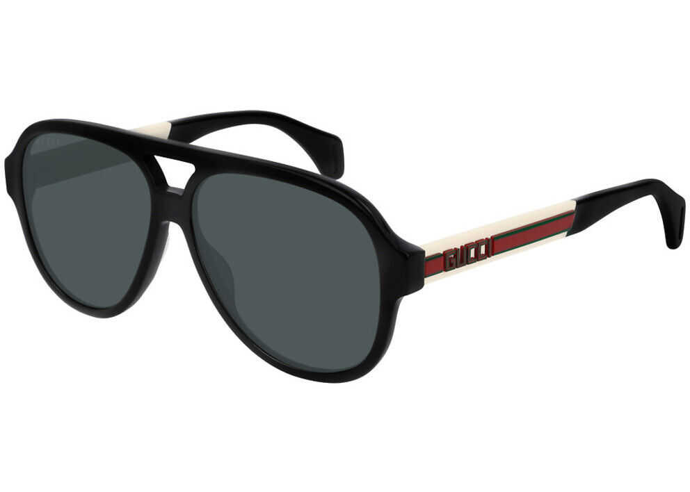 Gucci GG0463S BLACK WHITE GREY