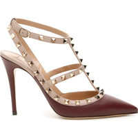 Pantofi decupati Rockstud Slingbacks Femei
