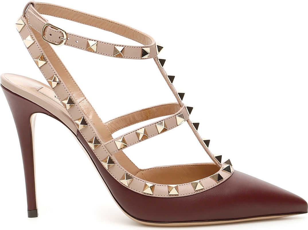 Valentino Garavani Rockstud Slingbacks RUBIN POUDRE