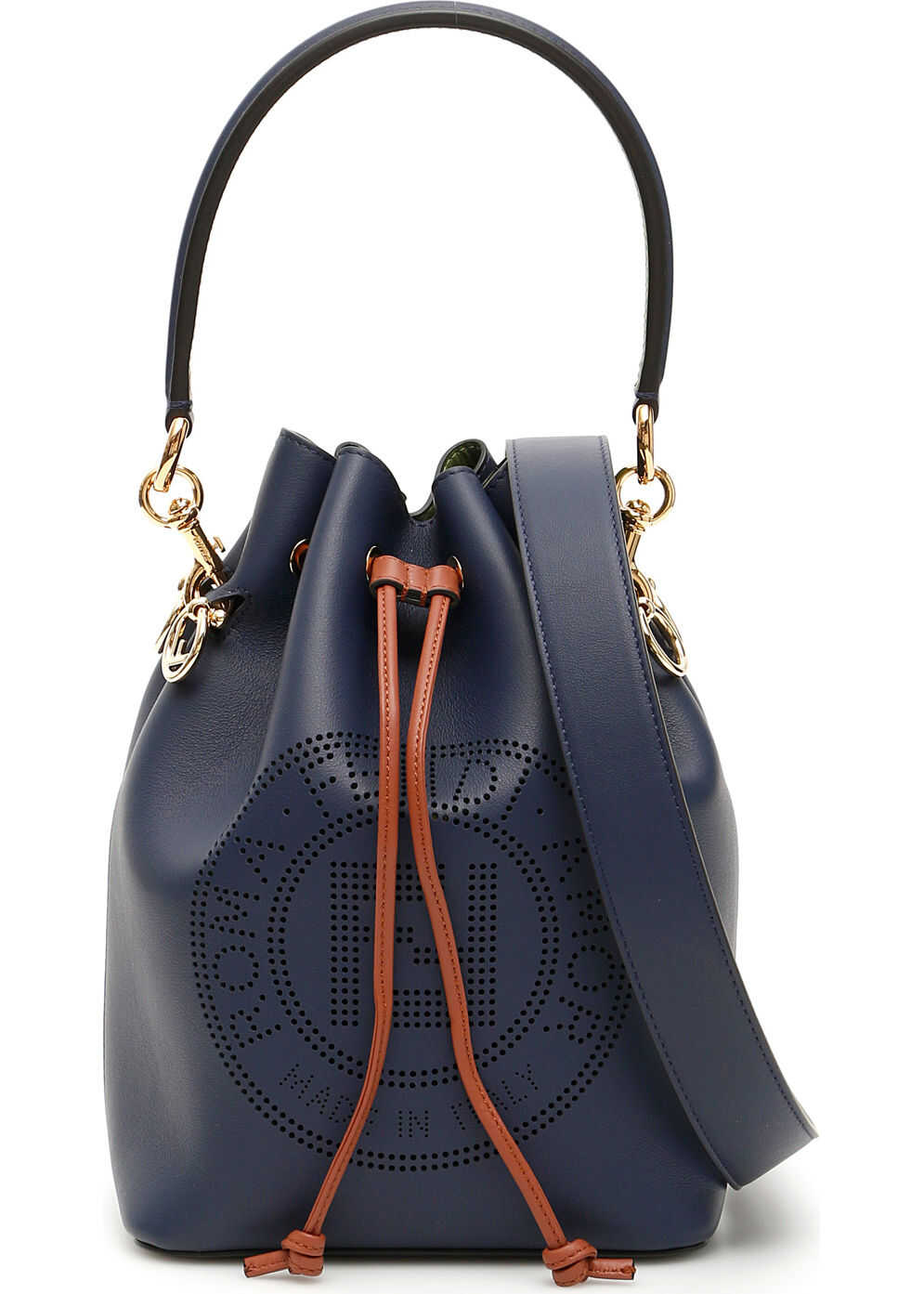 Fendi Stamp Mon Tresor Bag BLUEBERRY